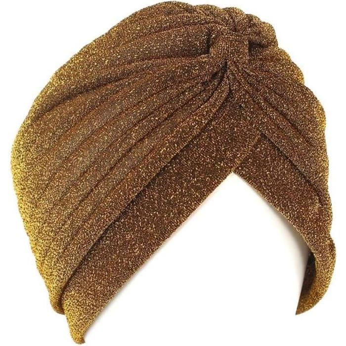 Turban Ethnique Chinois Brodé Pour Femme - Foulard Tête écharpe Style Bohème