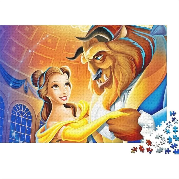 La Belle Et La Bête Puzzles Adulte Puzzle 1000 Pieces Movie Role Pour ...