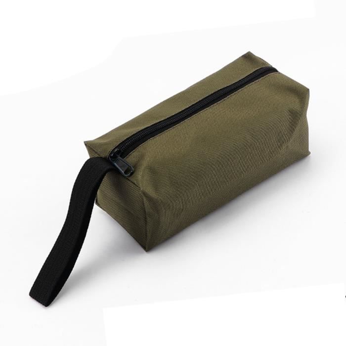 Dwpetzo Pochette En Toile à Fermeture éclair Pour Voyageurs TN Travelers, Accessoires Pour Ordinateur Portable, Sac De Rangement Pour Cartes (Taille Passeport, Vert Olive