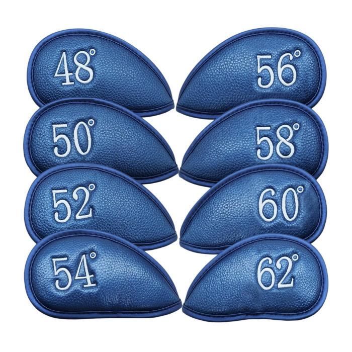 Set De 9 Protections De Tête De Fer Magnétiques XXIO - Golf - 4-P, A, S - Blanc Et Bleu