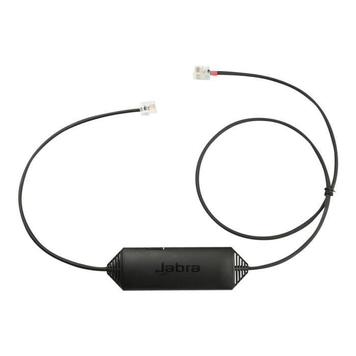 Adaptateur pour crochet commutateur électronique Jabra Link 14201-43 - Pour voiture - Noir