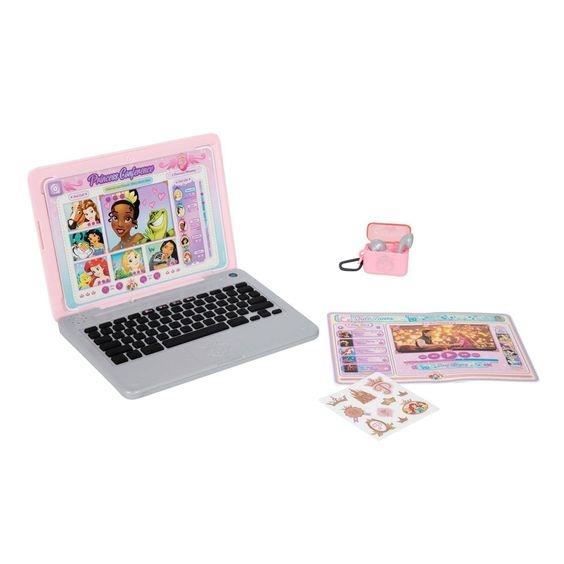 Ordinateur Portable Jouet - JAKKS PACIFIC - DISNEY PRINCESS - Éducatif - Rose - 20x25x5 cm