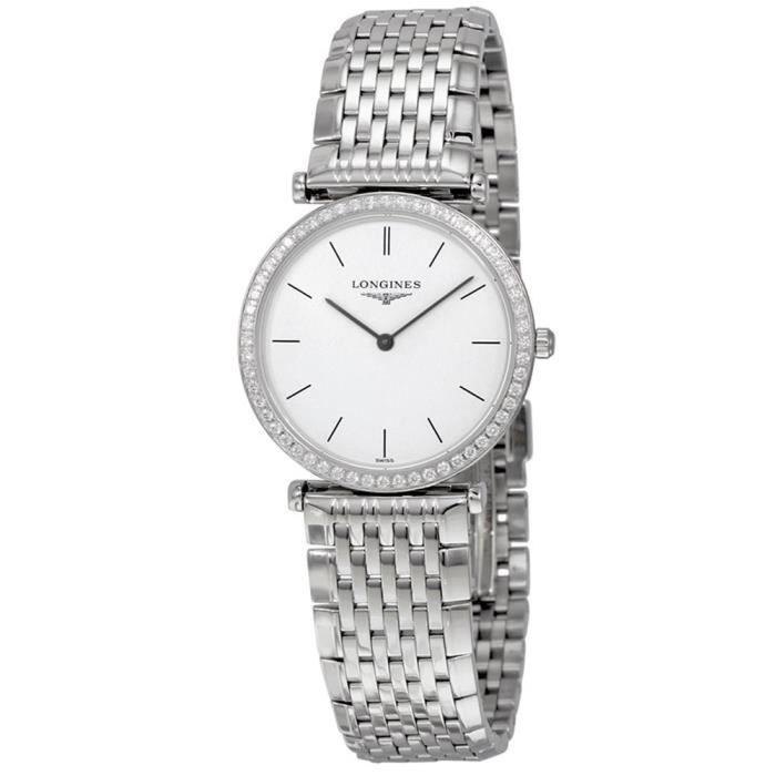 LONGINES FEMME BRACELET \u0026 BOITIER ACIER INOXYDABLE QUARTZ MONTRE L45130126  - Cdiscount Bijouterie