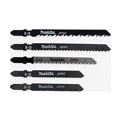 Lames de scie sauteuse - Makita - A-86898 - 5 pièces - Plastique aluminium acier - Outils professionnels