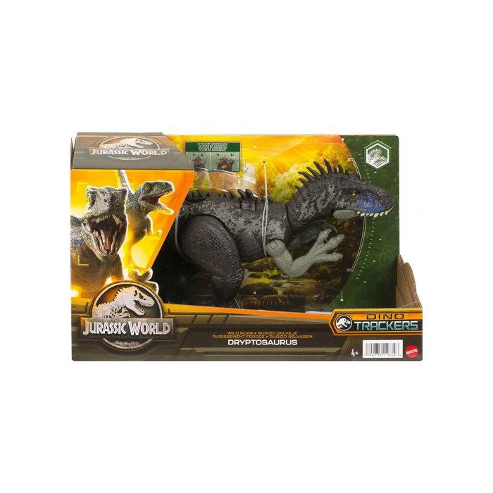 Meilleurs prix pour Dinosaure Dryptosaurus 26 cm Articule Et Sonore Jurassic World Dino Trackers Set Animaux Prehistorique 1 Carte Tigre