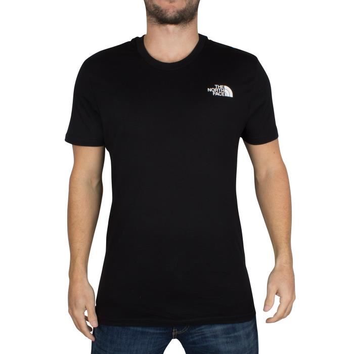 The North Face Homme T-shirt de logo Dome Simple, Noir