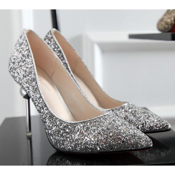 chaussure a paillette femme