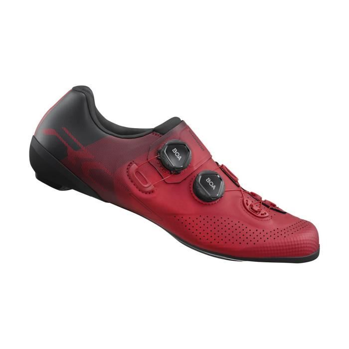 Chaussures VTT - Shimano - SH-RC702 - Rouge et Pourpre - Semelle en carbone et laçage BOA