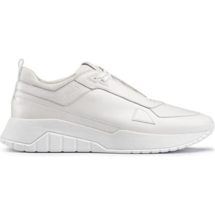 Baskets Hugo Boss Atom Runn NA White Blanc - Cdiscount Chaussures