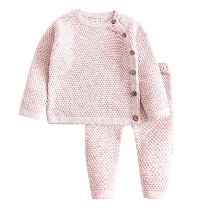 Dpois Ensemble Pull Bebe Garcon Fille Veste Tricote A Manches Longues Printemps Automne Hiver Top Tenue Pantalon 3 Mois 3 Ans Taro Cdiscount Pret A Porter