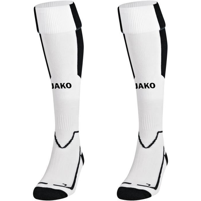 Chaussettes - JAKO - Lazio - Blanc/Noir - Taille 31/34 - Football Enfant Chaussettes - JAKO - Lazio - Blanc/Noir - Taille 31/34 - Football Enfant