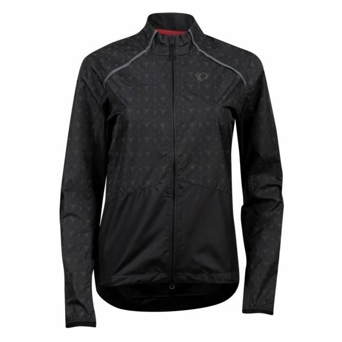 Veste imperméable femme Pearl Izumi BioViz - Noir - Taille M - Matériaux recyclés - Visibilité 360°