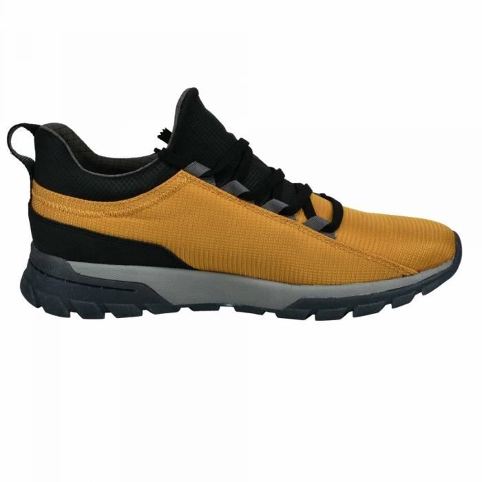 Bugatti Baskets Homme BUGATTI - Jaune - Lacets - Synthétique