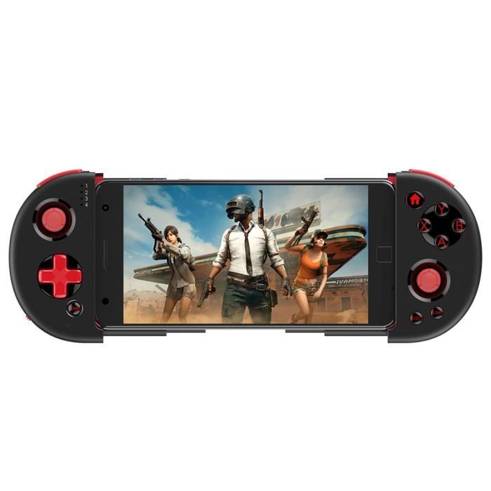 Royalbelle Manette de Jeu Sans Fil Extensible Compatible pour Téléphone Ios/ Android, Poignée Rétractable Bluetooth 3D Royalbelle Manette de Jeu Sans Fil Extensible Compatible pour Téléphone Ios/ Android, Poignée Rétractable Bluetooth 3D