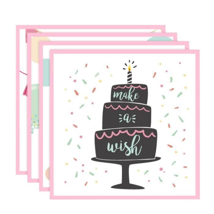 4 Jeux De Cartes D Anniversaire De Souhaits En Papier De Dessin Anime Ecologique Pour Les Invites Faire Part Carte D Invitation Cdiscount Beaux Arts Et Loisirs Creatifs 4 Jeux De Cartes D Anniversaire De Souhaits En Papier De Dessin Anime Ecologique Pour Les Invites Faire Part Carte D Invitation Cdiscount Beaux Arts Et Loisirs Creatifs