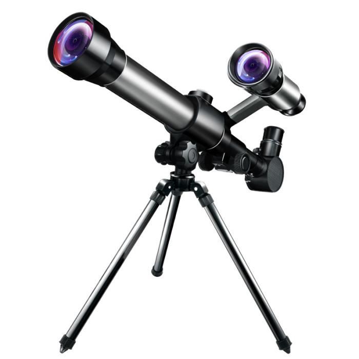 Télescope Astronomique Pour | Télescope Scientifique Portable Avec Trépied Et 3 Objectifs, Jouet D'exploration Scientifique Et Éducatif Pour Les Débutants