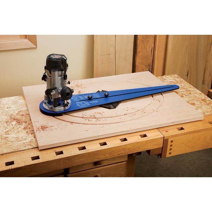 Outils De Travail Du Bois， Jig de découpe de cercle, compatible