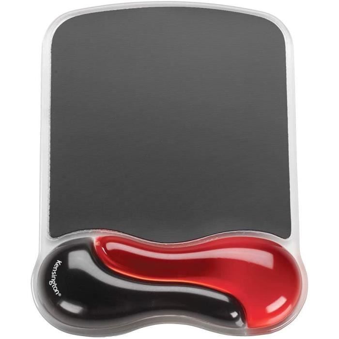 Tapis Souris Et Repose-poignets Ergonomique - Gris Foncé - Confortable Et Antidérapant