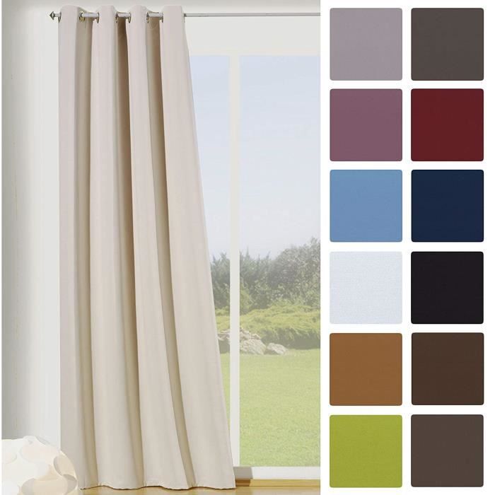 SearchI Lot de 2 Rideau Occultant /à Oeillets Rideaux Grande Longueur Rideau Thermique Isolant Rideaux Dor/é avec Motif pour Chambre