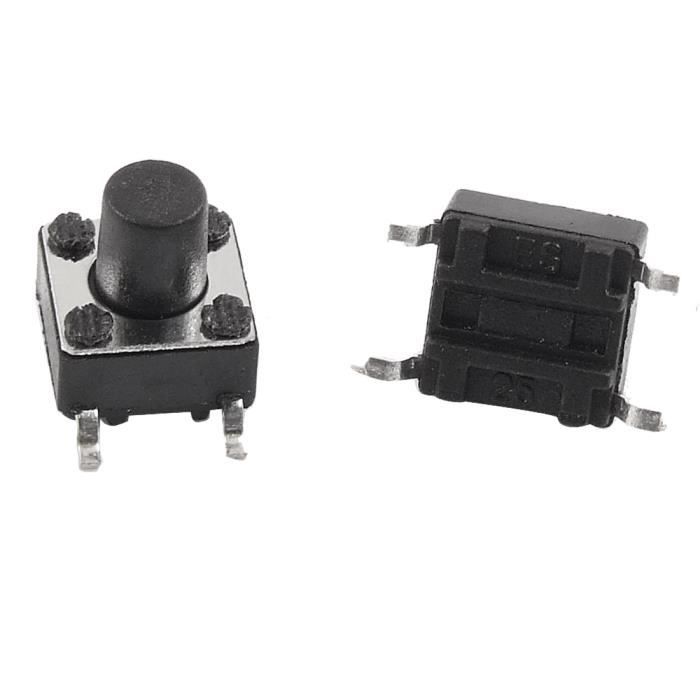 meilleures baskets vente chaude réel Achat/Vente INTERRUPTEUR ELECTRONIQUE sourcingmap® 100pcs Tact momentané bouton poussoir Interrupteur tactile CMS SMD 4 broches 6 x 6mm x 7mm meilleures baskets vente chaude réel Achat/Vente INTERRUPTEUR ELECTRONIQUE sourcingmap® 100pcs Tact momentané bouton poussoir Interrupteur tactile CMS SMD 4 broches 6 x 6mm x 7mm