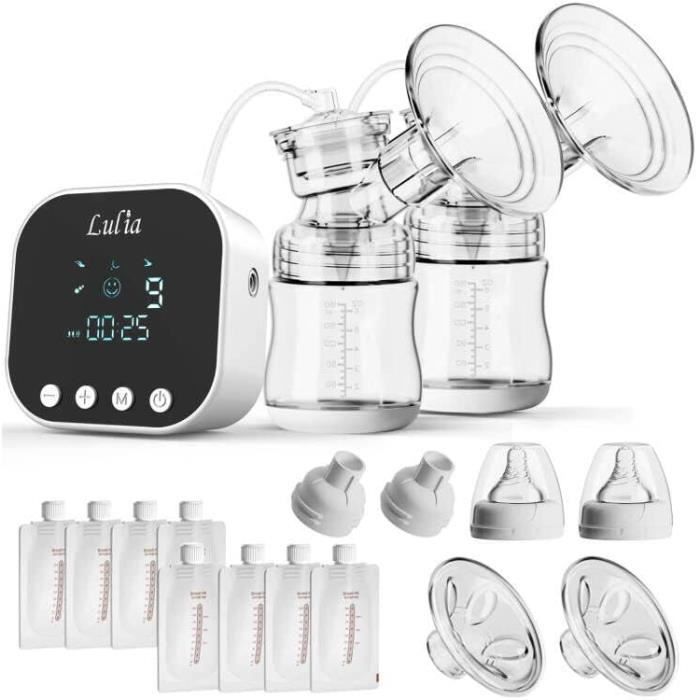 Tire-lait électrique double portable Lulia : aspiration puissante et ...