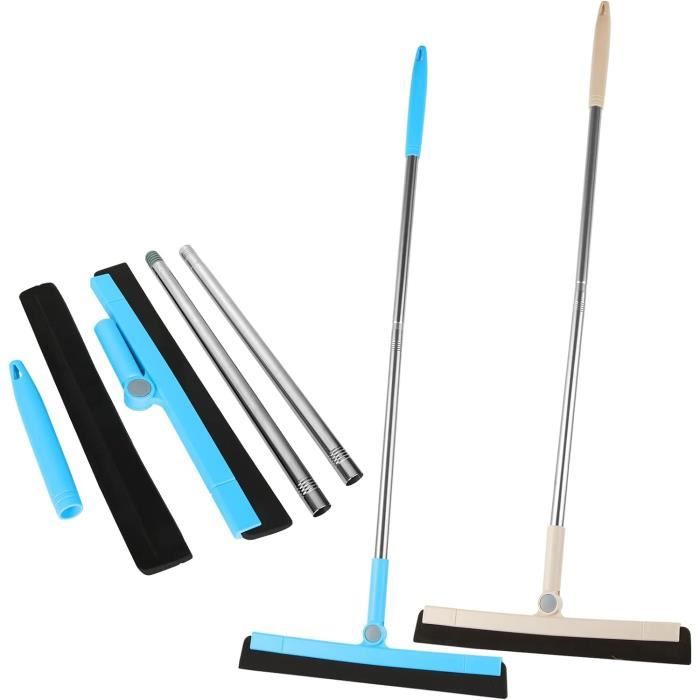 Lot De 2 Petites Raclettes, Mini Raclettes En Silicone Tout Usage Avec Crochet De Suspension Pour Fenêtres De Voiture, Rétroviseurs Latéraux, Miroirs De Douche En Verre De Salle De Bain, Comptoirs De