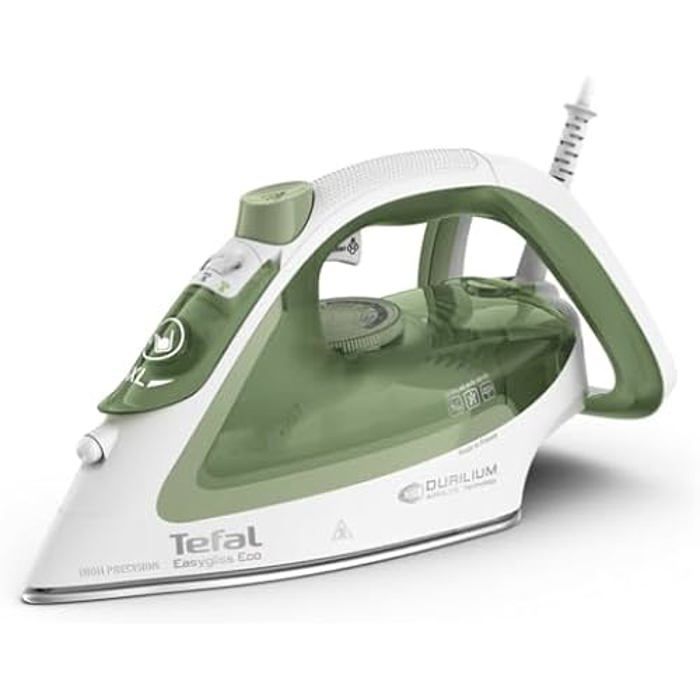 Fer à vapeur - TEFAL - FV 5781 Easygliss Eco - Collecteur anti-calcaire - Remplissage continu - 2800 Watts