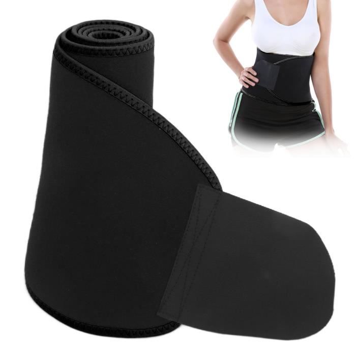 Ceinture Sudation Sauna – Néoprène – Réglable – Pour Femme Et Homme – Perte De Poids