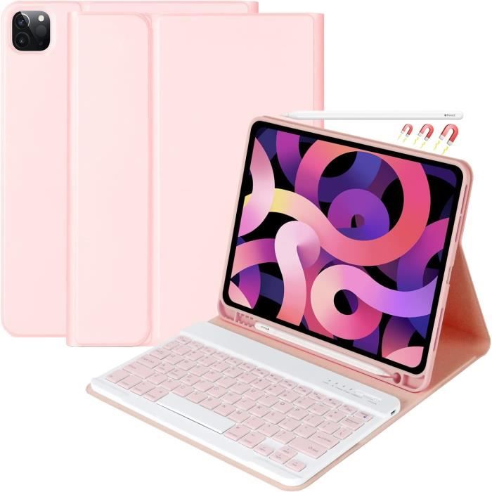 nimin Étui Clavier pour iPad Air 5 2022 / Air 4 2020 10.9 avec trackpad