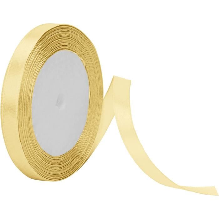 Ruban De Satin Blanc 25 Mm X 91 M - Ruban Décoratif Pour Emballage Cadeau, Mariage, Baptême, Travaux Manuels - 13