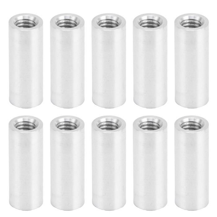 Entretoise M3 en alliage d'aluminium anodisé GOTOTOP - Lot de 10 pièces Entretoise M3 en alliage d'aluminium anodisé GOTOTOP - Lot de 10 pièces