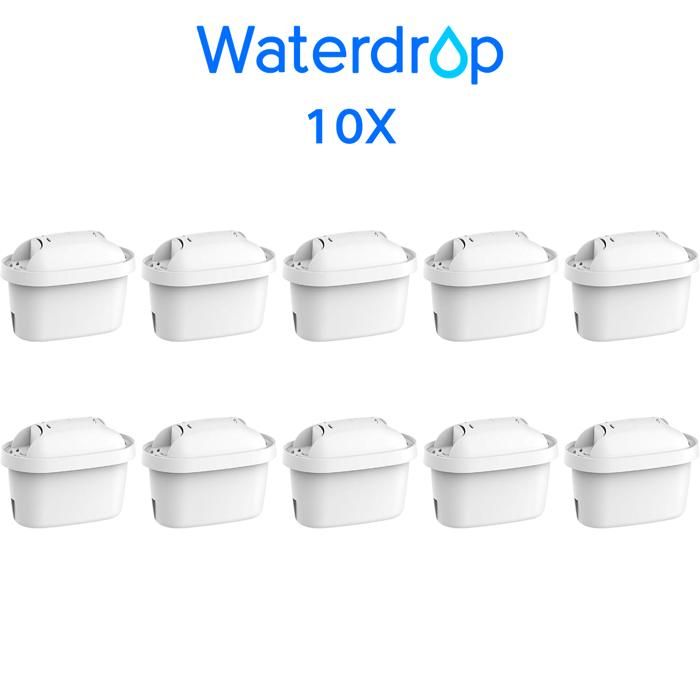 Waterdrop Cartouche Filtre Eau Remplacement pour Brita Maxtra Plus Recharge Marella Carafe Filtrante TÜV SÜD NSF Certifiée (10)