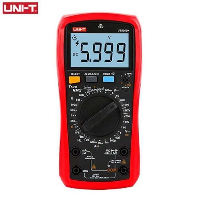 Multimètre Numérique HoldPeak HP-36D – Testeur De Condensateurs Manuel 0,1pF à 20 000µF