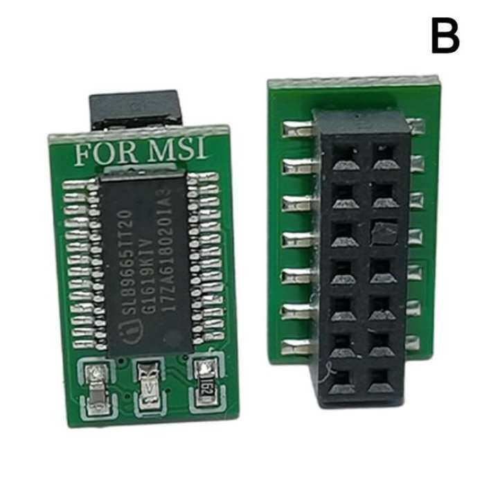 Module TPM 2.0 SPI 10 Broches Pour SuperMicro AOM TPM 9670V S – Sécurité Cryptage