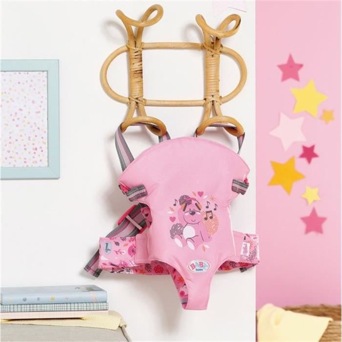 Porte-bébé pour poupée - ZAPF CREATION - Baby born - Rose - Pour poupées de  36 et 43 cm - Cdiscount Jeux - Jouets