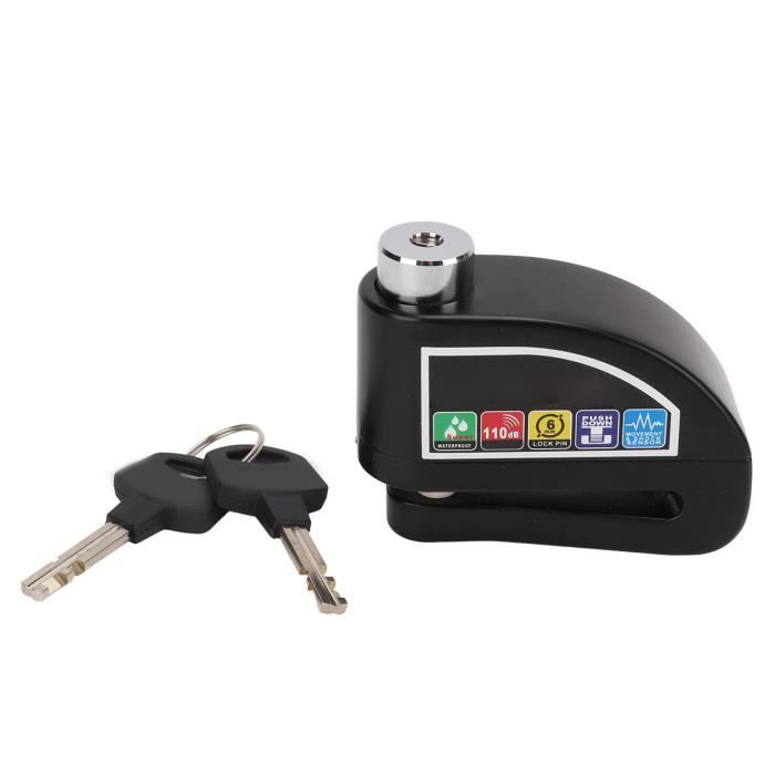 ZJCHAO Disc Brake Alarm Lock, 110db Aluminum Alloy Motorcycle Disc