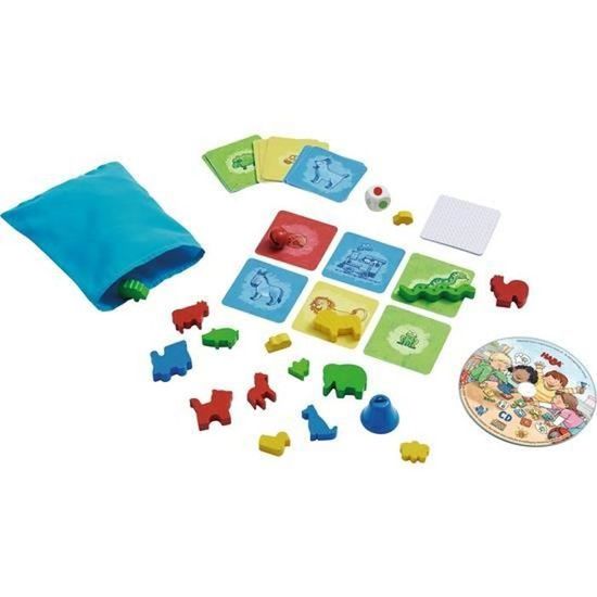 HABA Colo Colorines – Jeu De Société Couleur Pour 1-4 Joueurs – Dès 3 Ans – Variante Coopérative – Figurine En Hêtre – Fabriqué En Allemagne