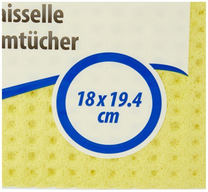4 Éponges Carréponge Spontex - Absorbantes Et Anti-Bactéries - Compostables