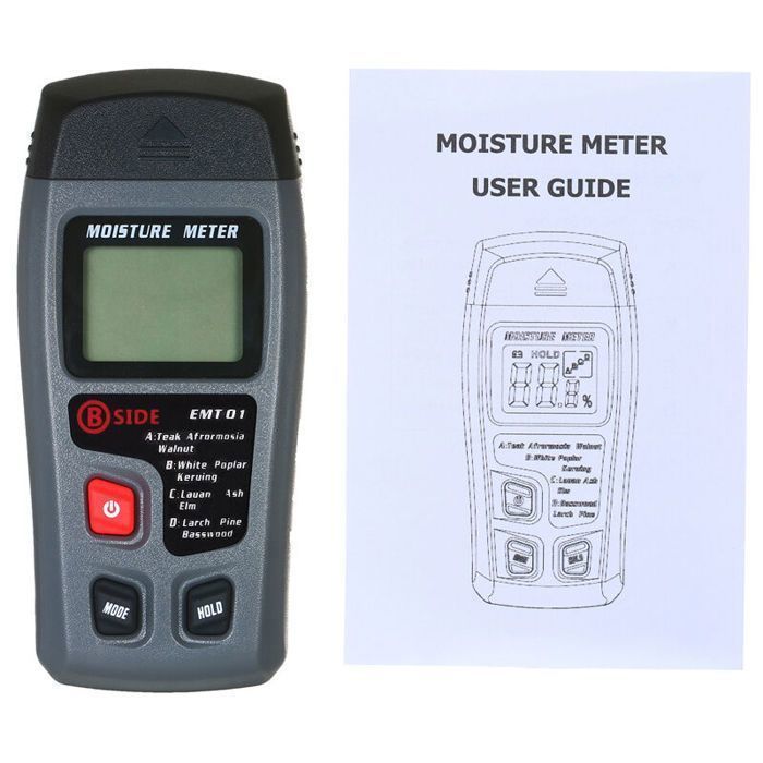 Testeur Humidité,Testeur Humidité Bois,Alarme Lcd Et Acoustique, Pour