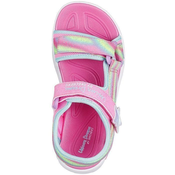 Sandales Skechers Unicorn Dreams, Rose, Fille Rose Cdiscount