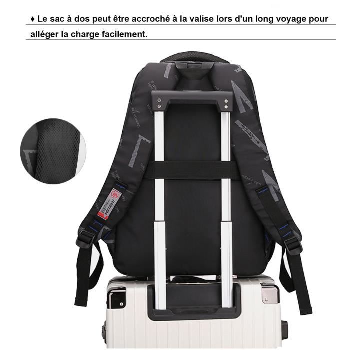 Sac à Dos Scolaire Auirshiky - 32x18x48cm, étanche, Compartiment Ordinateur - Pour Garçon Adolescent