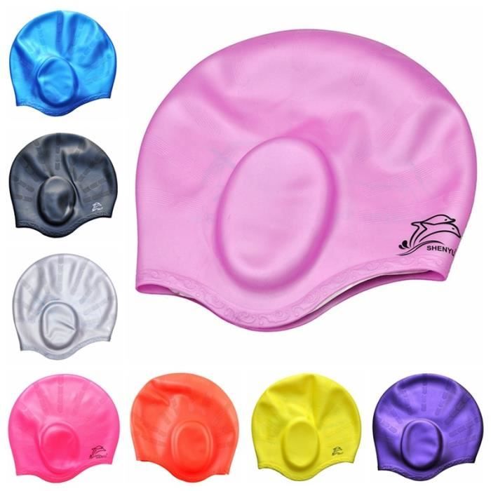 Bonnet De Bain En Silicone Pour Cheveux Longs - Imperméable