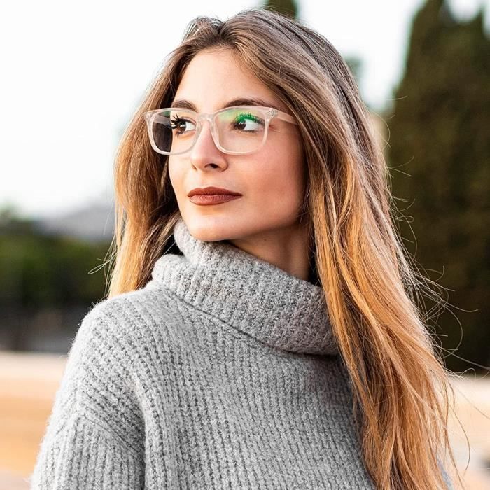 Lunettes de Vue Femme et Homme Transparente Vintage Grand Carré Monture  Surdimensionné Fausse Mode Lunettes PE2[397] - Achat / Vente lunettes de vue  Lunettes de Vue Femme et H397 - Cdiscoun