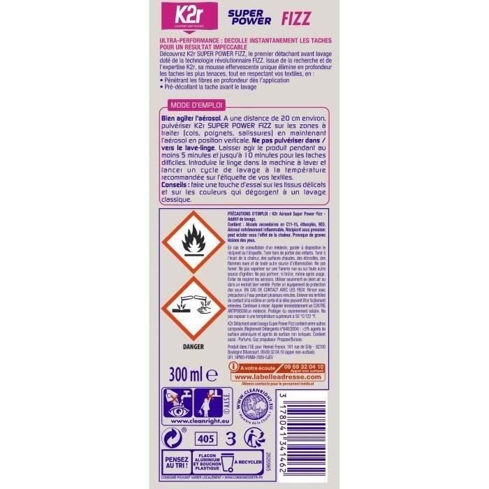 Lot De 3 Détachants à Sec K2R En Aérosol - 200 Ml Chacun - Neufs