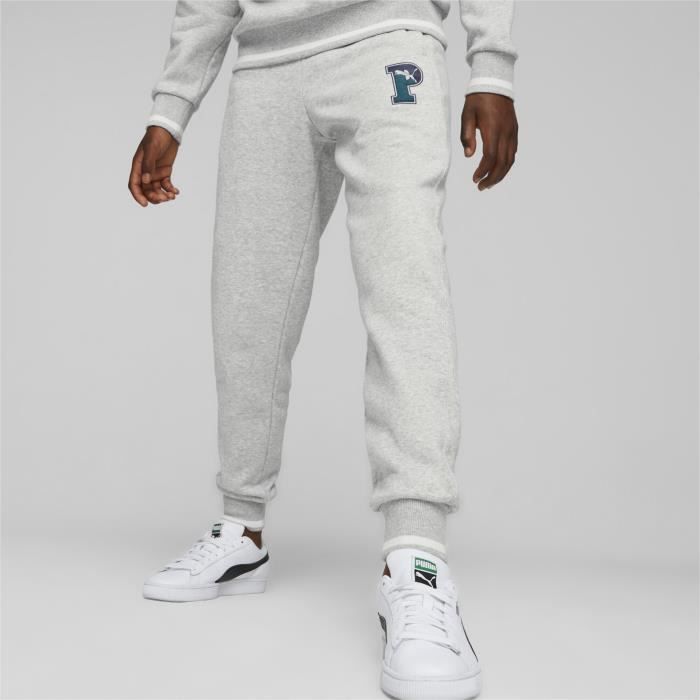 Jogging enfant Puma Squad CL gris chin 7 8 ans Gris chin