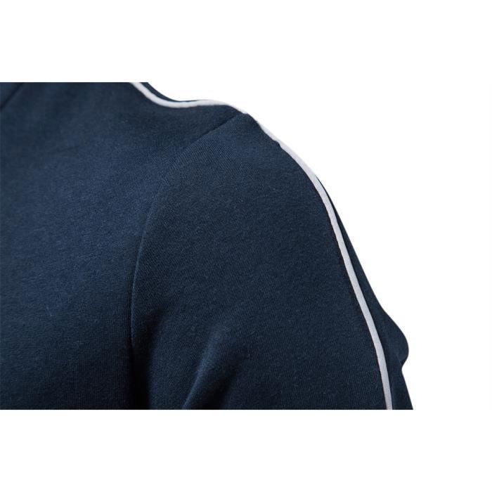 Cardigan Polaire Zippé Homme - Sans Capuche - Coupe Décontractée - Taille Normale à Grande