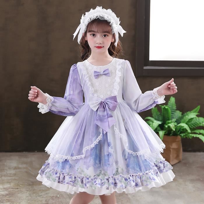 Robe d hiver filles jupe plus velours robe de princesse robe