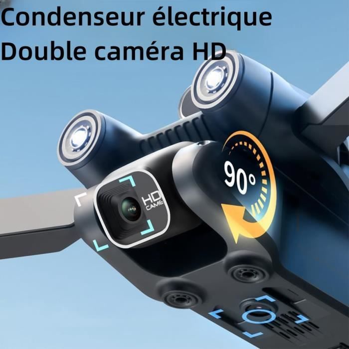OBEST Drone avec Caméra HD Réglable 1080p,Drone Radiocommandé Deux Caméras  Transmission Sans Fil FPV,2 Batteries - Cdiscount Jeux - Jouets