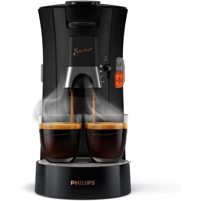 Philips CSA240/61 Machine à Café à Dosettes SENSEO Select Eco, Intensity  Plus, Crema Plus, Fonction Memo - Noir - Cdiscount Electroménager