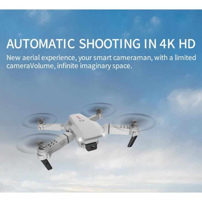 Drone HOMYL E88 Pro avec caméra 4K pour adultes - gris - Cdiscount